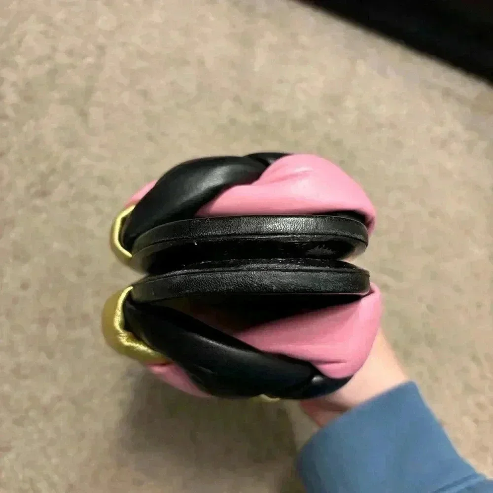 Miu Miu Women’s Calzature Donna Slip On Woven Slide Sandals - Picture 7 of 11